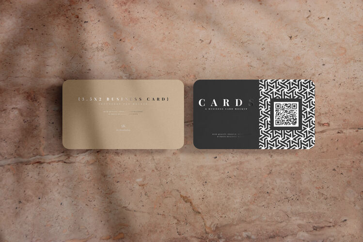 名片圆角名片模型访问圆角名片