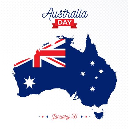 澳大利亚日澳大利亚平面设计日设计国家国家