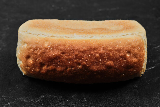 单一方形的面包 孤立的物体美味烘焙